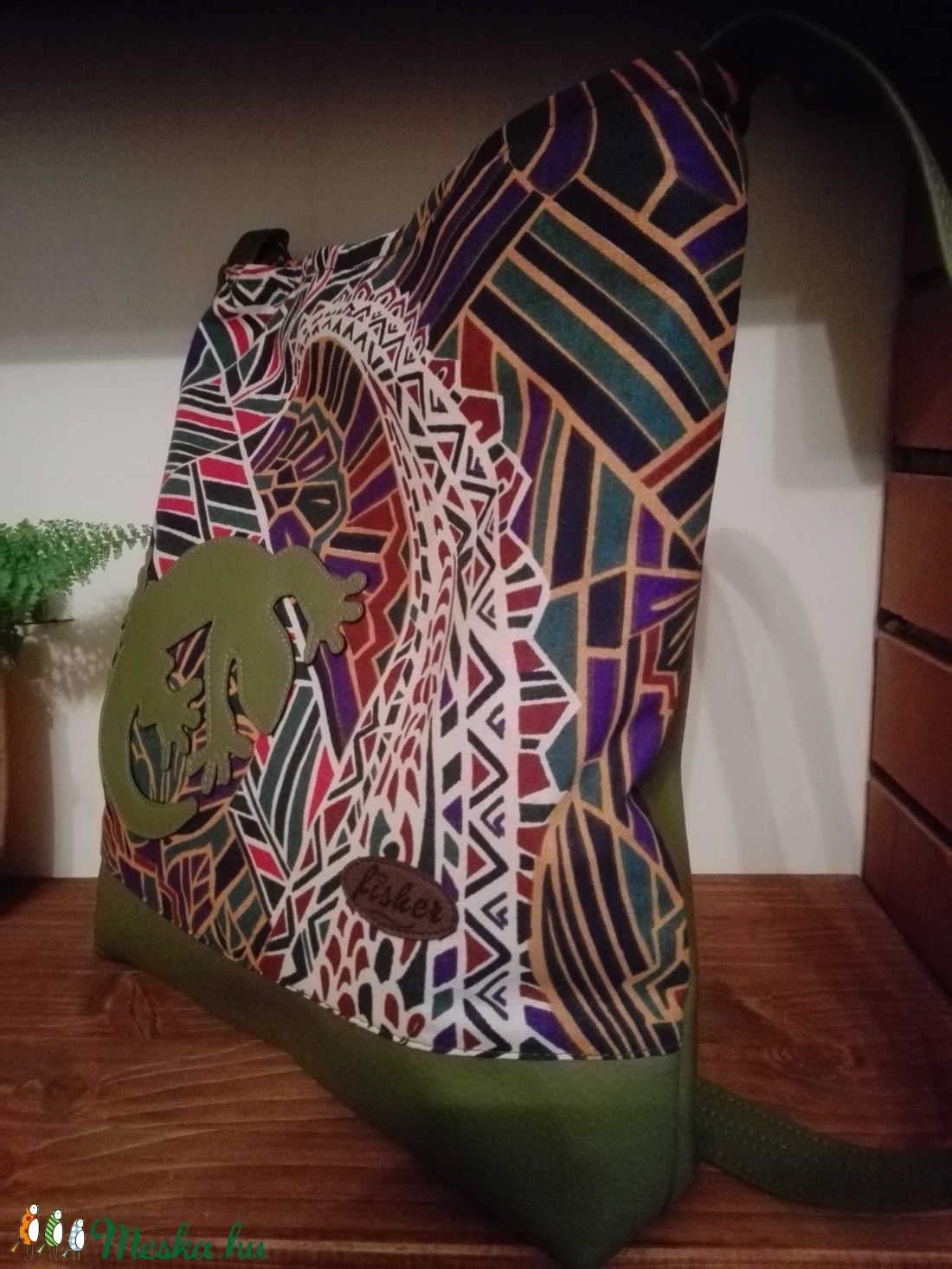 Válltáska  'Gecko' - táska & tok - kézitáska & válltáska - válltáska - Meska.hu