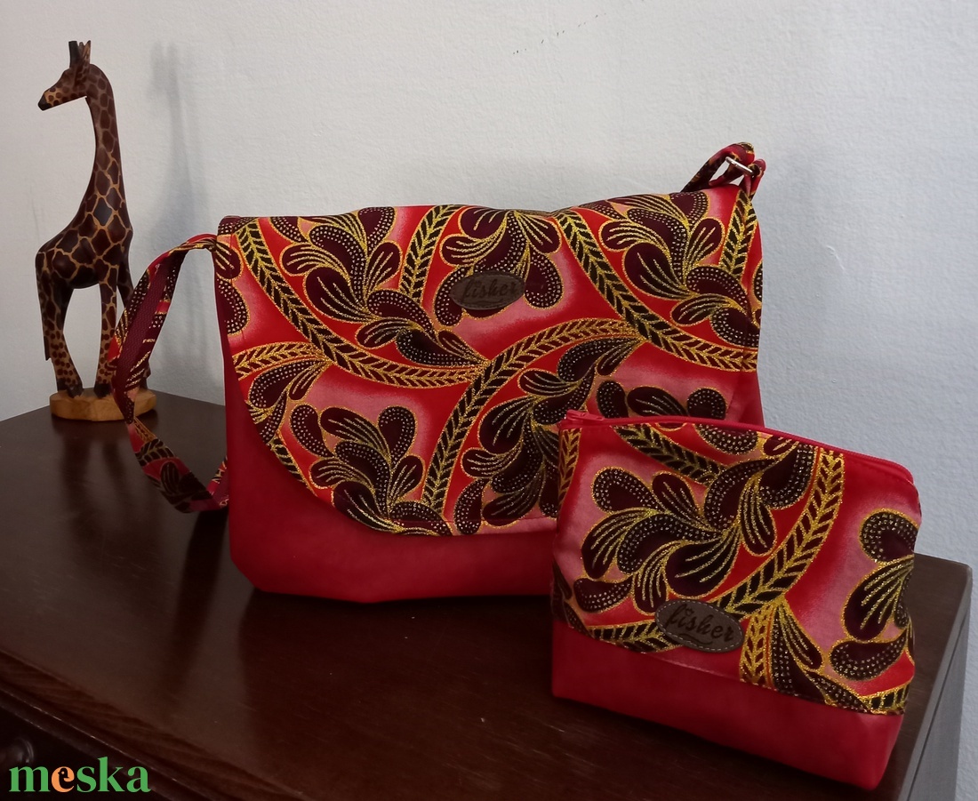 Aranyló Afrika szett - táska & tok - kézitáska & válltáska - kézitáska - Meska.hu