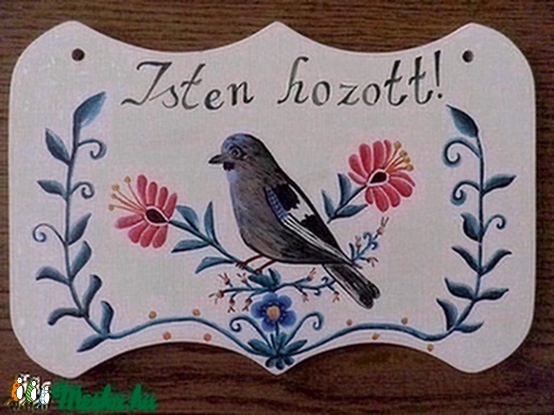 Isten hozott tábla -  - Meska.hu