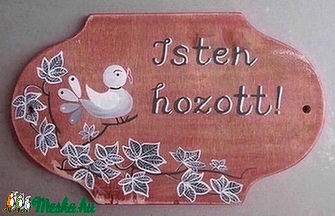 Isten hozott tábla -  - Meska.hu