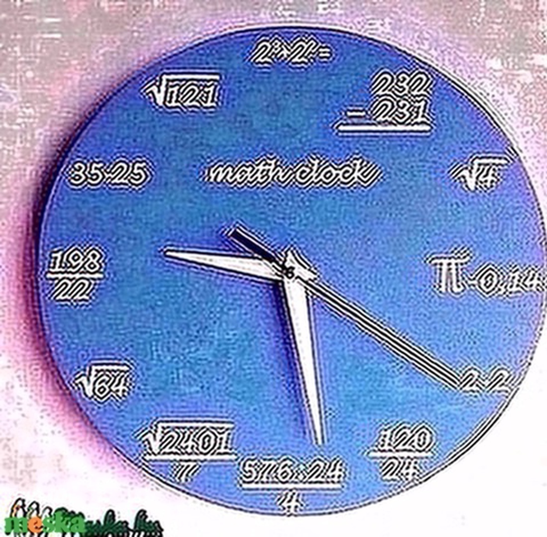 Matematika falióra - otthon & életmód - dekoráció - fali és függő dekoráció - falióra & óra - Meska.hu Matematika falióra - otthon & életmód - dekoráció - fali és függő dekoráció - falióra & óra - Meska.hu