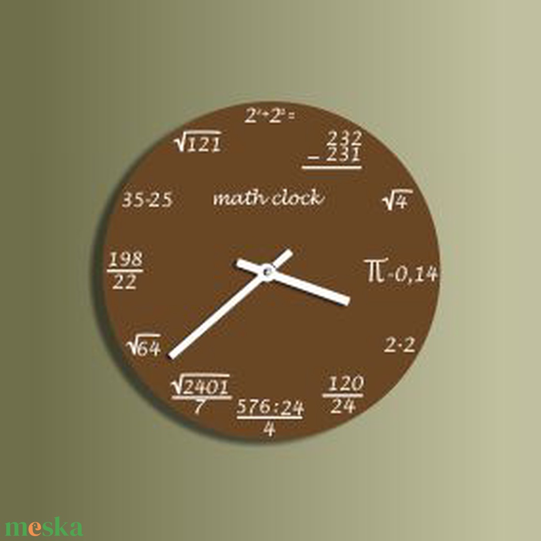 Matematika falióra - otthon & életmód - dekoráció - fali és függő dekoráció - falióra & óra - Meska.hu Matematika falióra - otthon & életmód - dekoráció - fali és függő dekoráció - falióra & óra - Meska.hu