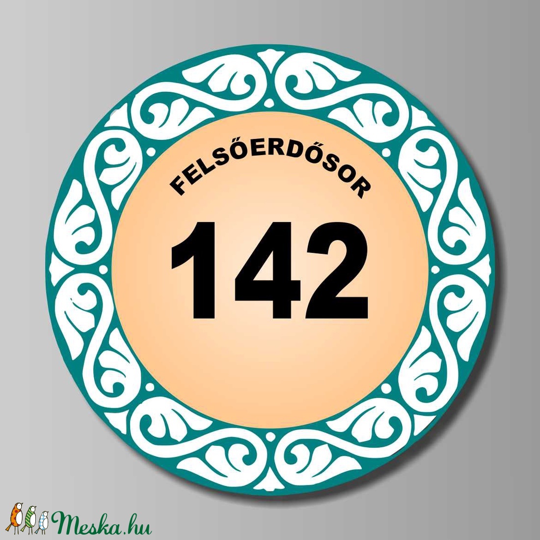 Házszámtábla - kerek - otthon & életmód - ház & kert - házszám - Meska.hu Házszámtábla - kerek - otthon & életmód - ház & kert - házszám - Meska.hu