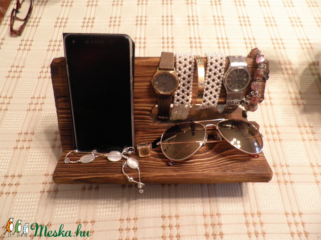 Óra és telefontartó - diy (csináld magad) - Meska.hu