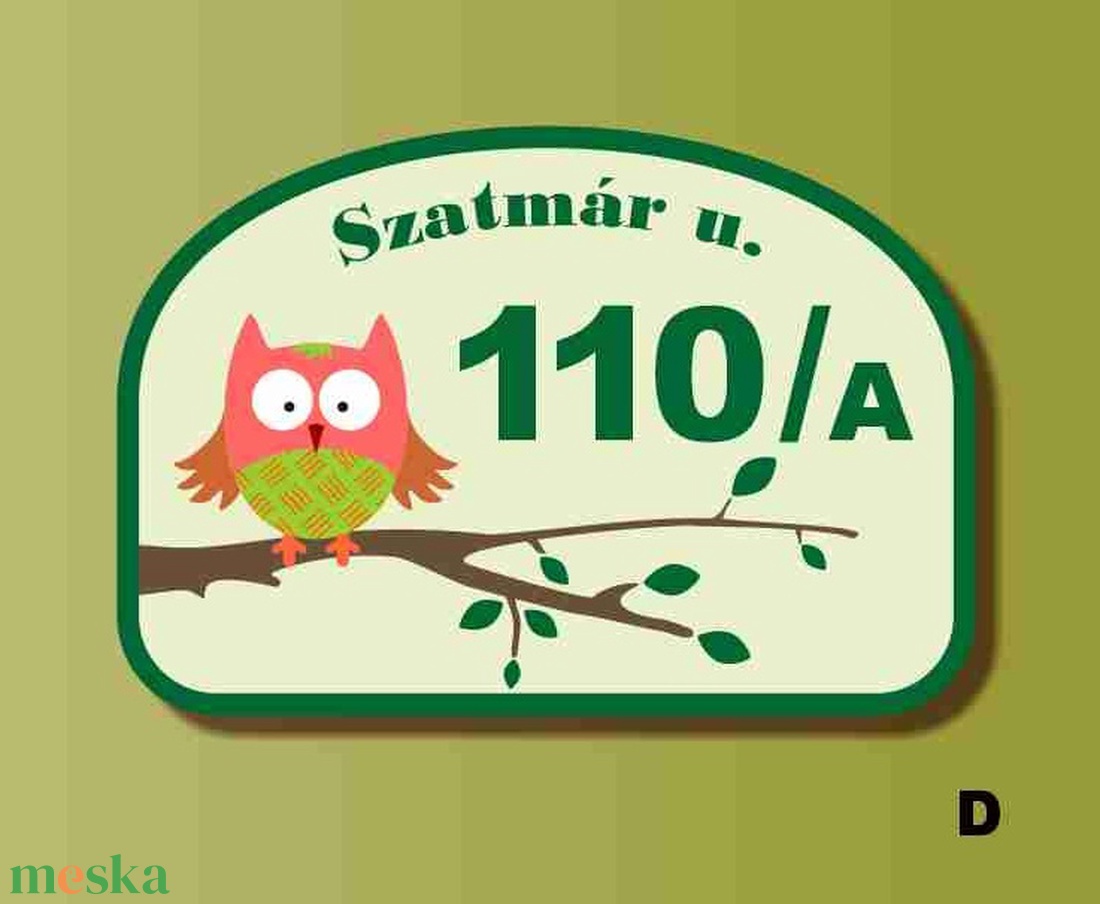 Házszámtábla - baglyos - otthon & életmód - ház & kert - házszám - Meska.hu Házszámtábla - baglyos - otthon & életmód - ház & kert - házszám - Meska.hu
