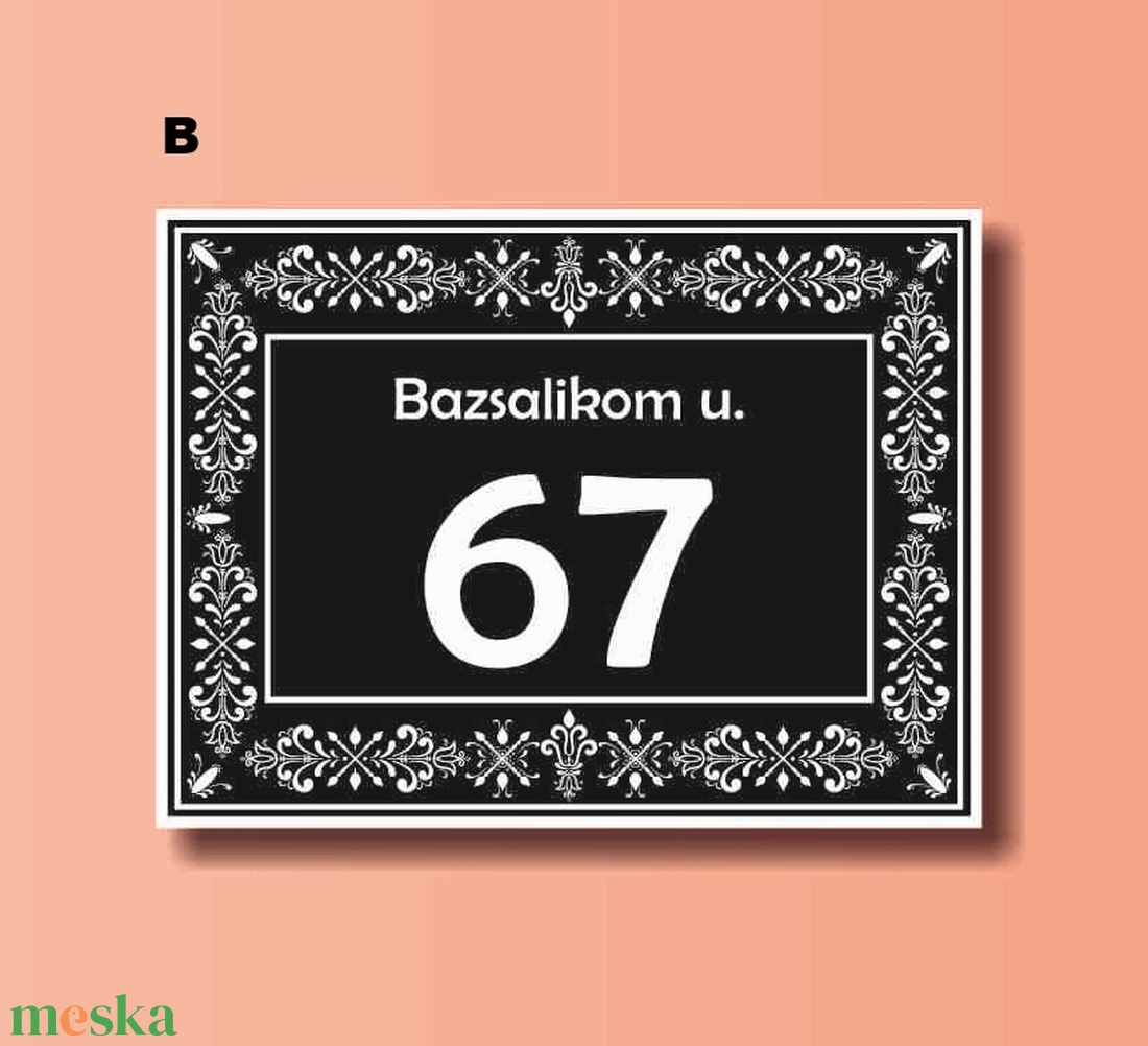 házszámtábla - díszes, téglalap - otthon & életmód - ház & kert - házszám - Meska.hu házszámtábla - díszes, téglalap - otthon & életmód - ház & kert - házszám - Meska.hu
