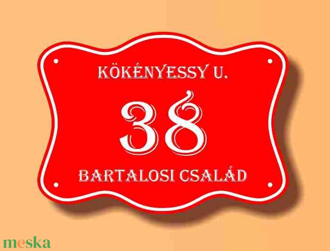 Házszámtábla - díszes, körbeíves - otthon & életmód - ház & kert - házszám - Meska.hu Házszámtábla - díszes, körbeíves - otthon & életmód - ház & kert - házszám - Meska.hu