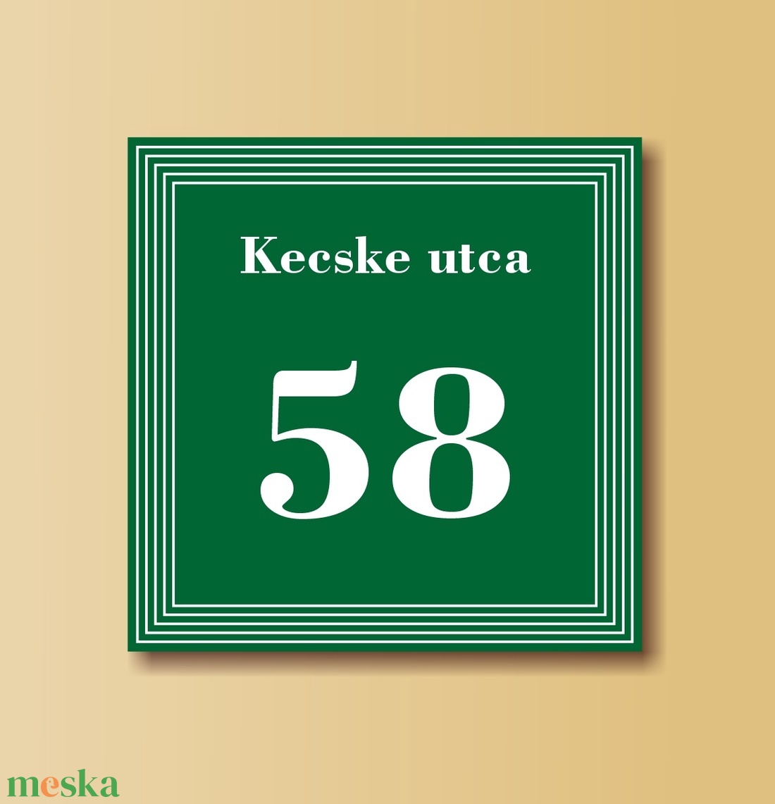 Házszámtábla - négyzet alakú - otthon & életmód - ház & kert - házszám - Meska.hu Házszámtábla - négyzet alakú - otthon & életmód - ház & kert - házszám - Meska.hu