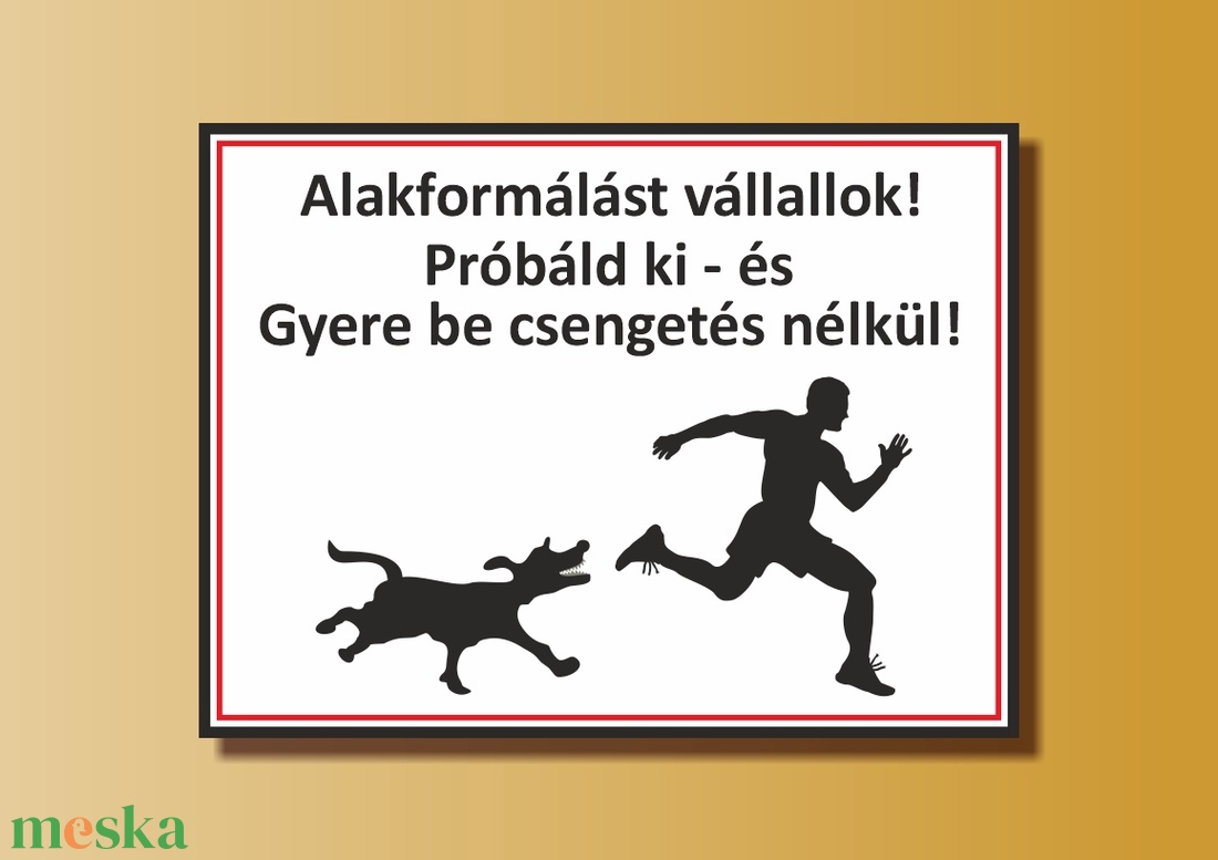 Kutyás tábla - otthon & életmód - ház & kert - házszám - Meska.hu Kutyás tábla - otthon & életmód - ház & kert - házszám - Meska.hu