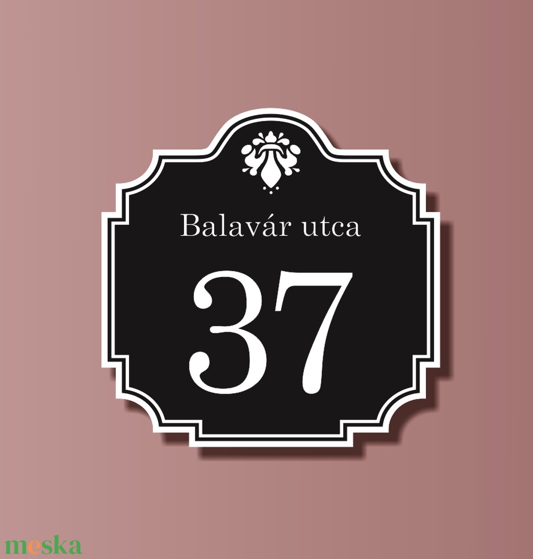 Házszámtábla - díszes - otthon & életmód - ház & kert - házszám - Meska.hu Házszámtábla - díszes - otthon & életmód - ház & kert - házszám - Meska.hu