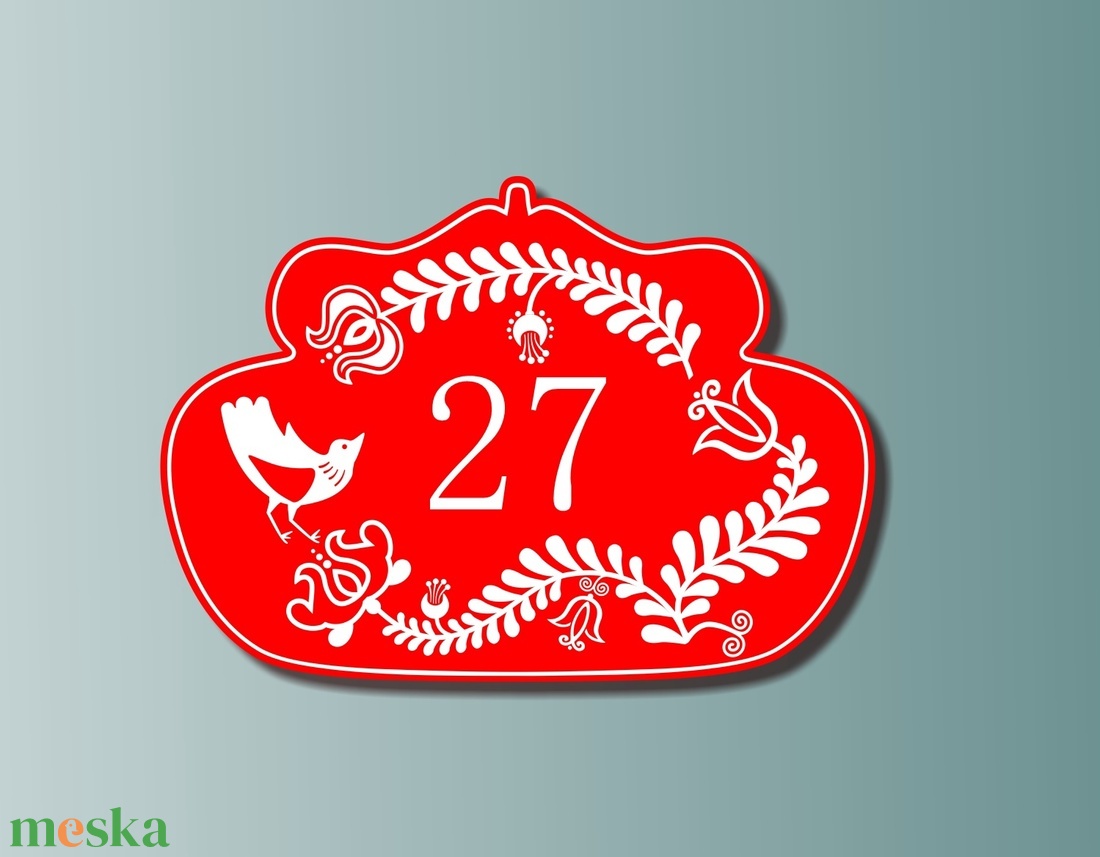 Házszámtábla - népies - otthon & életmód - ház & kert - házszám - Meska.hu Házszámtábla - népies - otthon & életmód - ház & kert - házszám - Meska.hu