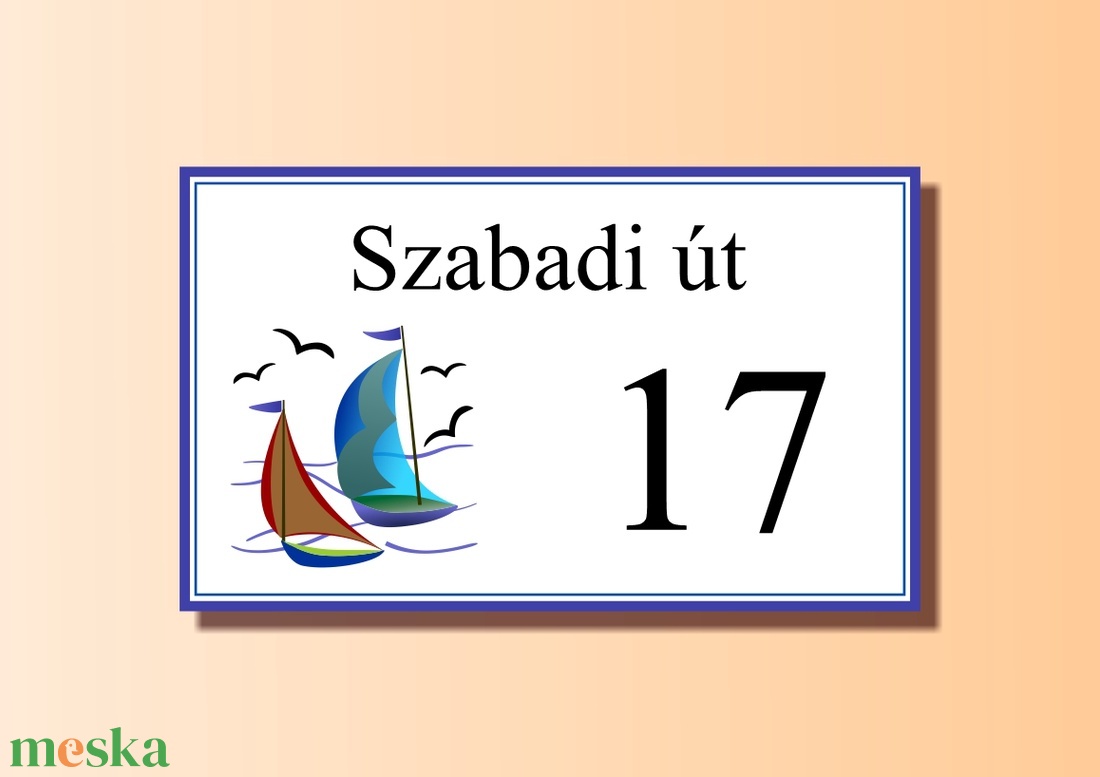 Házszámtábla- téglalap alakú - otthon & életmód - ház & kert - házszám - Meska.hu Házszámtábla- téglalap alakú - otthon & életmód - ház & kert - házszám - Meska.hu