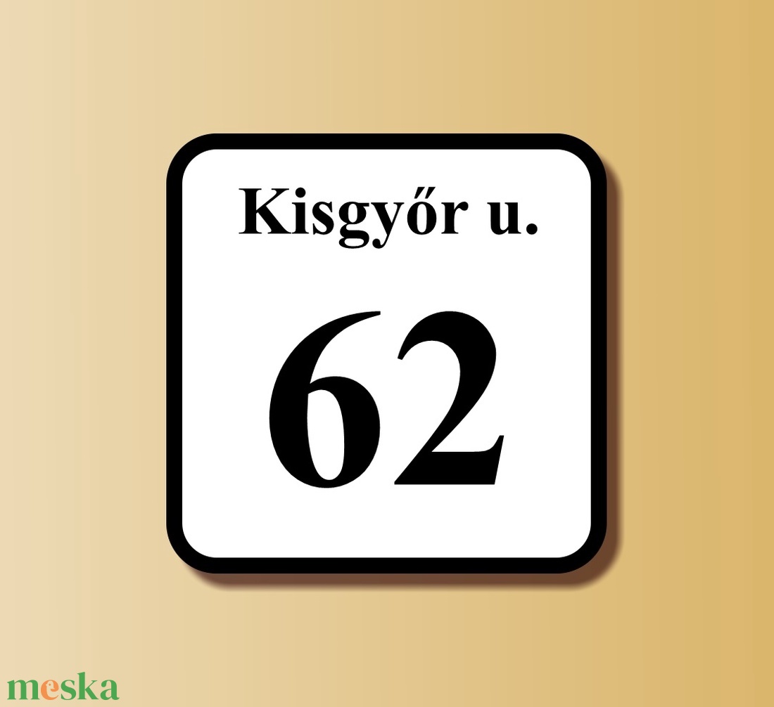 Házszámtábla - négyzet alakú - otthon & életmód - ház & kert - házszám - Meska.hu Házszámtábla - négyzet alakú - otthon & életmód - ház & kert - házszám - Meska.hu