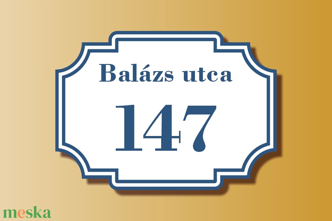 Házszámtábla - téglalap alakú - otthon & életmód - ház & kert - házszám - Meska.hu Házszámtábla - téglalap alakú - otthon & életmód - ház & kert - házszám - Meska.hu