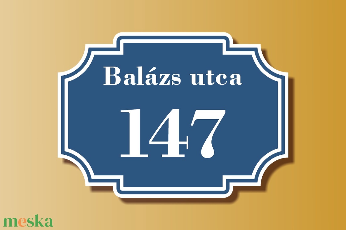 Házszámtábla - téglalap alakú - otthon & életmód - ház & kert - házszám - Meska.hu Házszámtábla - téglalap alakú - otthon & életmód - ház & kert - házszám - Meska.hu