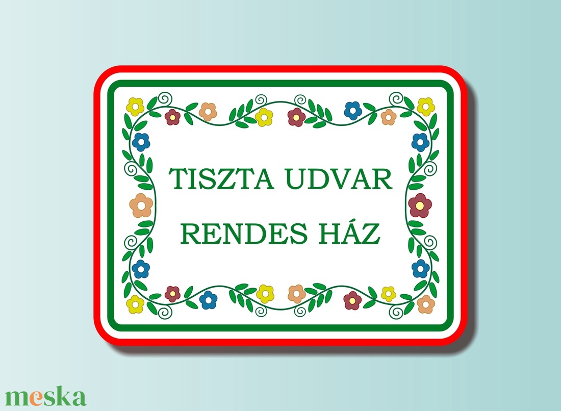 Tiszta udvar rendes ház tábla - otthon & életmód - dekoráció - fali és függő dekoráció - falióra & óra - Meska.hu Tiszta udvar rendes ház tábla - otthon & életmód - dekoráció - fali és függő dekoráció - falióra & óra - Meska.hu