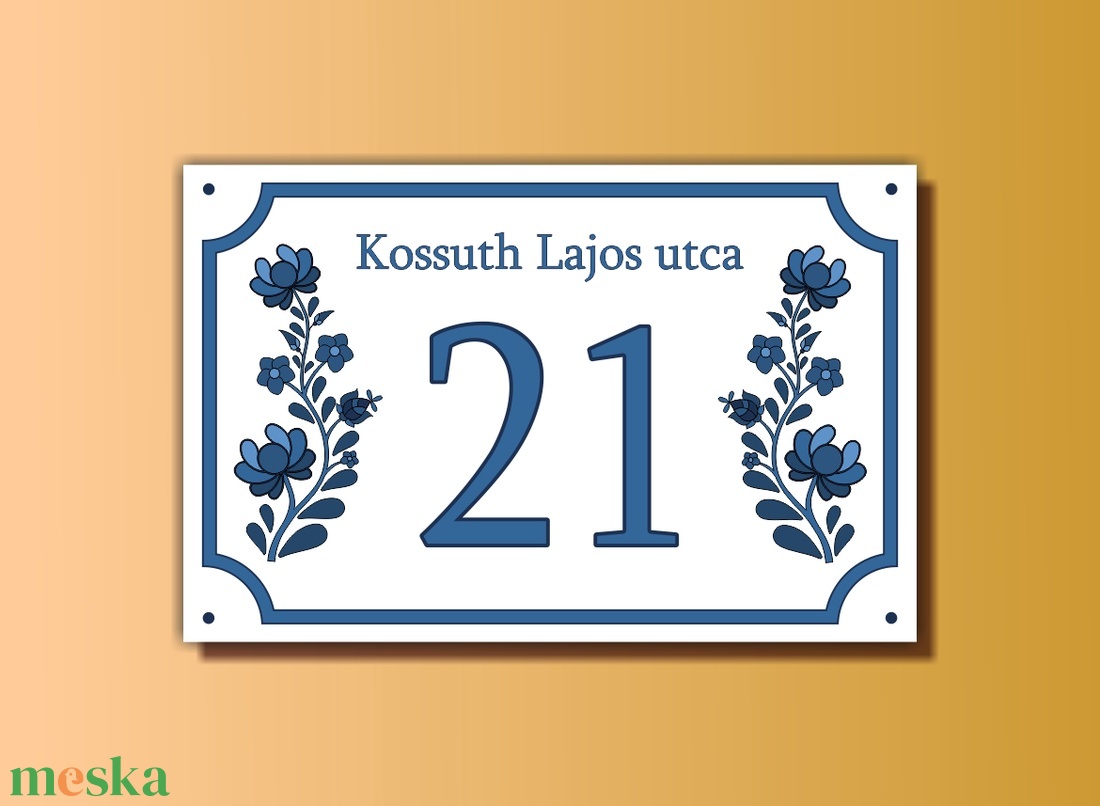 Házszámtábla - téglalap alakú - otthon & életmód - ház & kert - házszám - Meska.hu Házszámtábla - téglalap alakú - otthon & életmód - ház & kert - házszám - Meska.hu