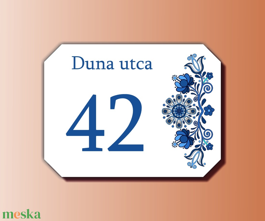 Házszámtábla - népi mintával - otthon & életmód - dekoráció - fali és függő dekoráció - falióra & óra - Meska.hu Házszámtábla - népi mintával - otthon & életmód - dekoráció - fali és függő dekoráció - falióra & óra - Meska.hu