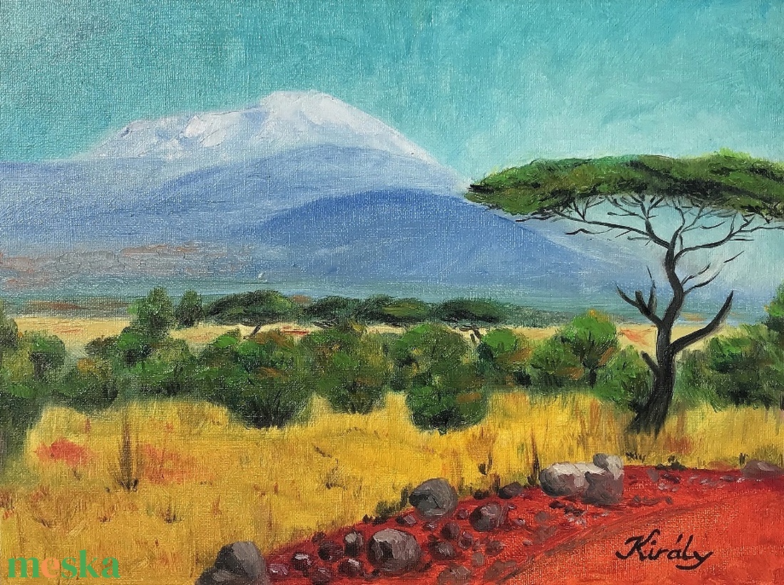 Kenya - olajfestmény - művészet - festmény - olajfestmény - Meska.hu Kenya - olajfestmény - művészet - festmény - olajfestmény - Meska.hu