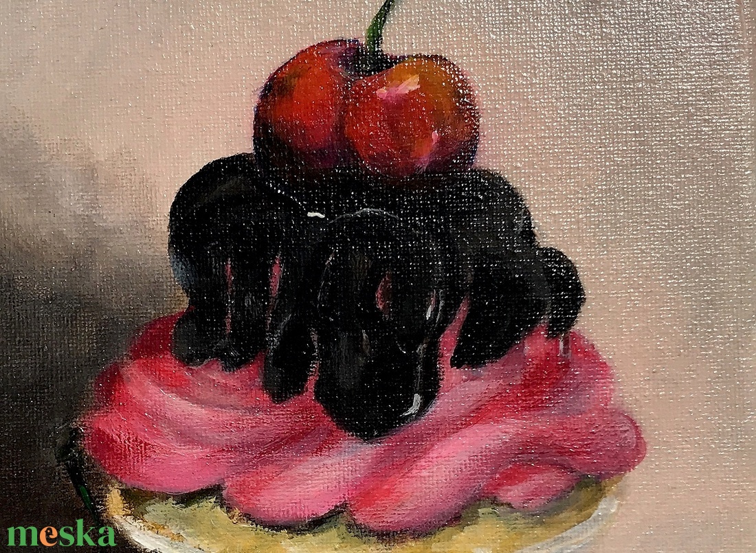 Cupcake - művészet - festmény - akril - Meska.hu Cupcake - művészet - festmény - akril - Meska.hu