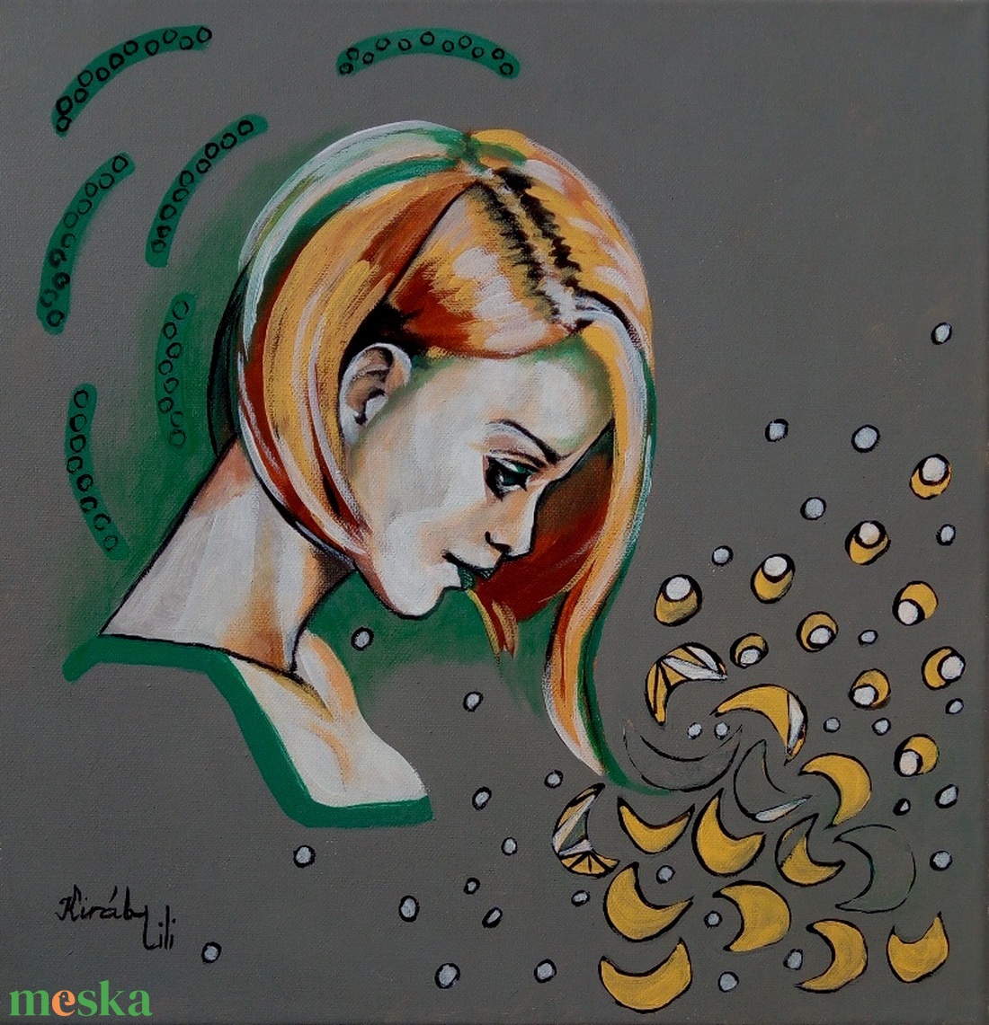 Remény - 40 x 40 centis festmény - művészet - festmény - akril - Meska.hu Remény - 40 x 40 centis festmény - művészet - festmény - akril - Meska.hu