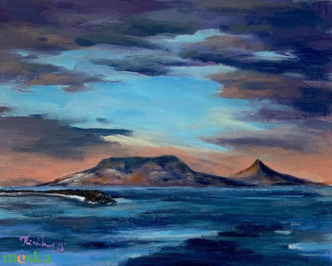 Álomszerű fények a Balatonnál - akrilfestmény - 24 x 30 cm - művészet - festmény - akril - Meska.hu Álomszerű fények a Balatonnál - akrilfestmény - 24 x 30 cm - művészet - festmény - akril - Meska.hu