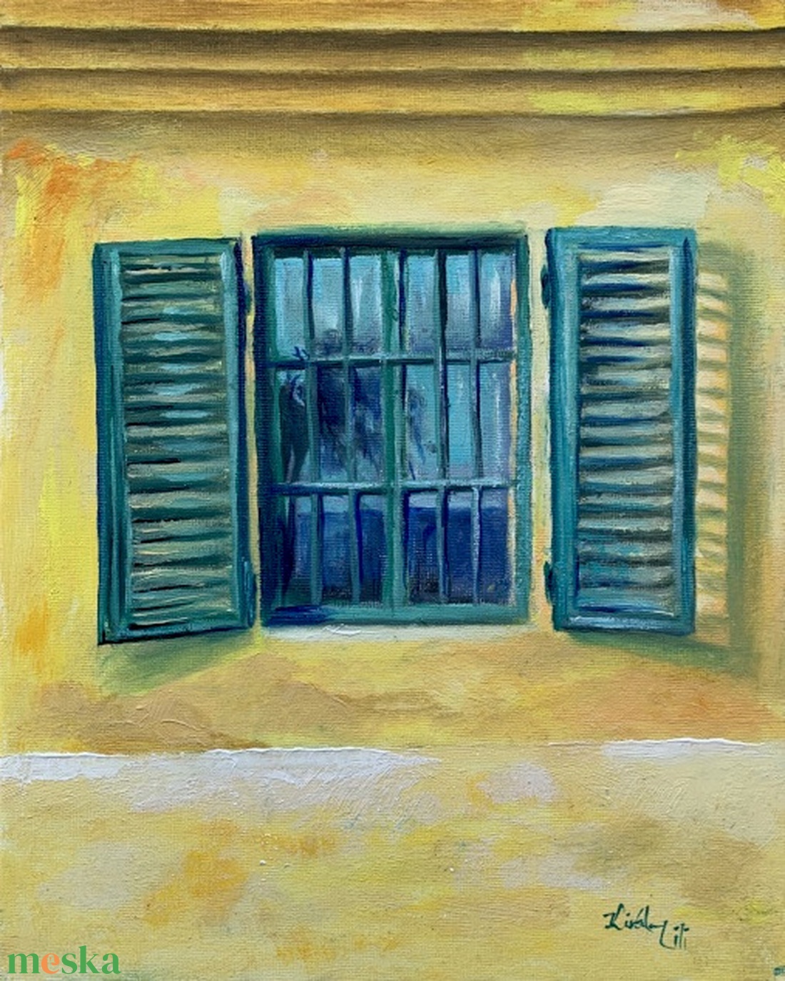 Mediterrán régi ház - 30 x 24 cm - olajfestmény - művészet - festmény - olajfestmény - Meska.hu Mediterrán régi ház - 30 x 24 cm - olajfestmény - művészet - festmény - olajfestmény - Meska.hu