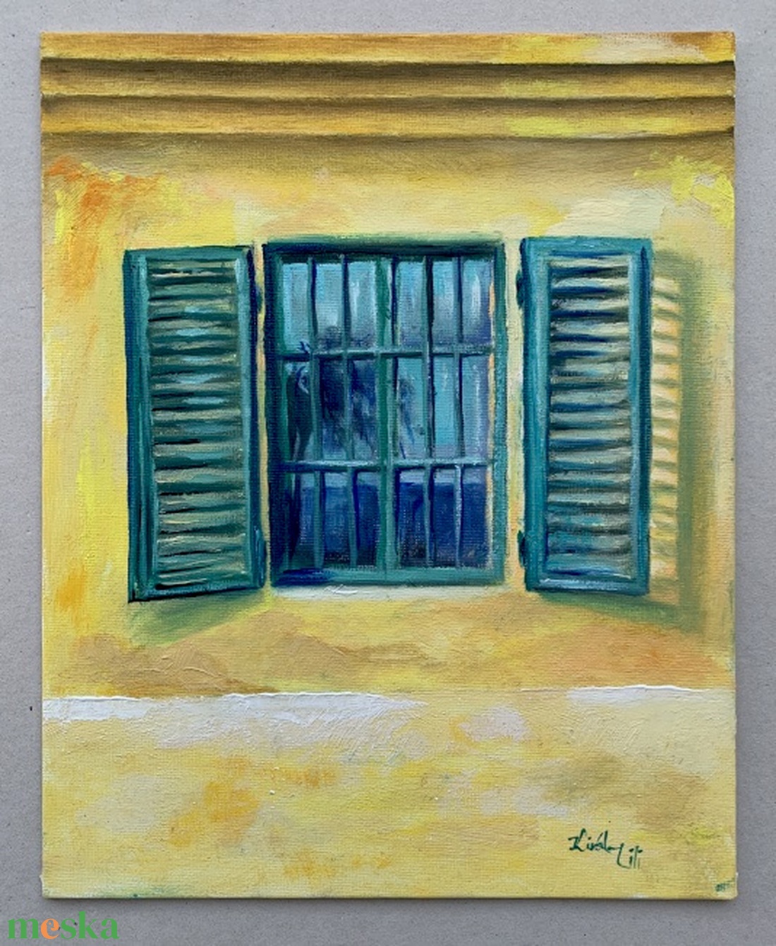 Mediterrán régi ház - 30 x 24 cm - olajfestmény - művészet - festmény - olajfestmény - Meska.hu Mediterrán régi ház - 30 x 24 cm - olajfestmény - művészet - festmény - olajfestmény - Meska.hu