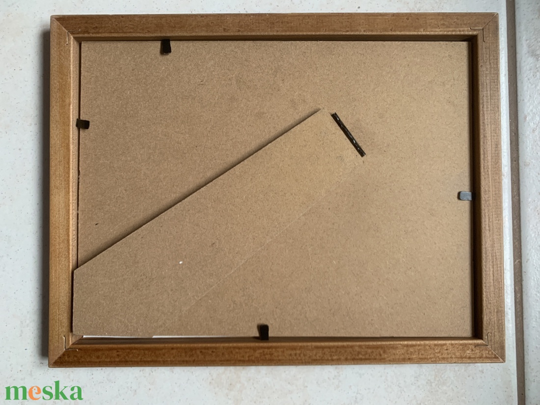 Orchideaágak - keretezett akril - (20,5 x 15 cm) - művészet - festmény - akril - Meska.hu