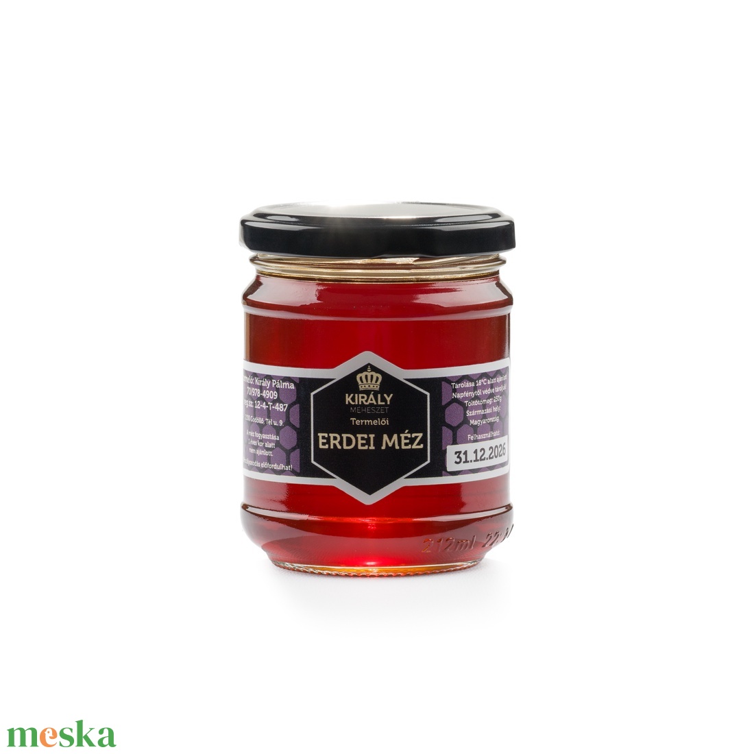 Erdei méz 250gr - élelmiszer - méz & propolisz - Meska.hu Erdei méz 250gr - élelmiszer - méz & propolisz - Meska.hu