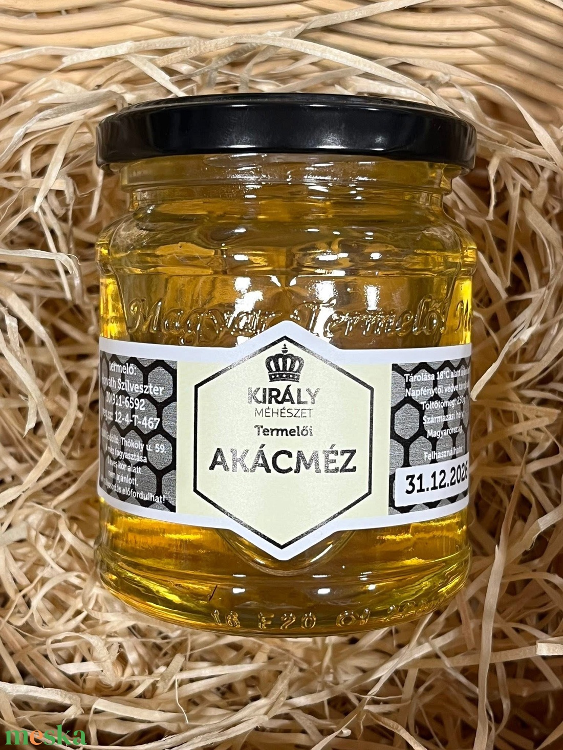Akácméz 250gr - élelmiszer - méz & propolisz - Meska.hu Akácméz 250gr - élelmiszer - méz & propolisz - Meska.hu
