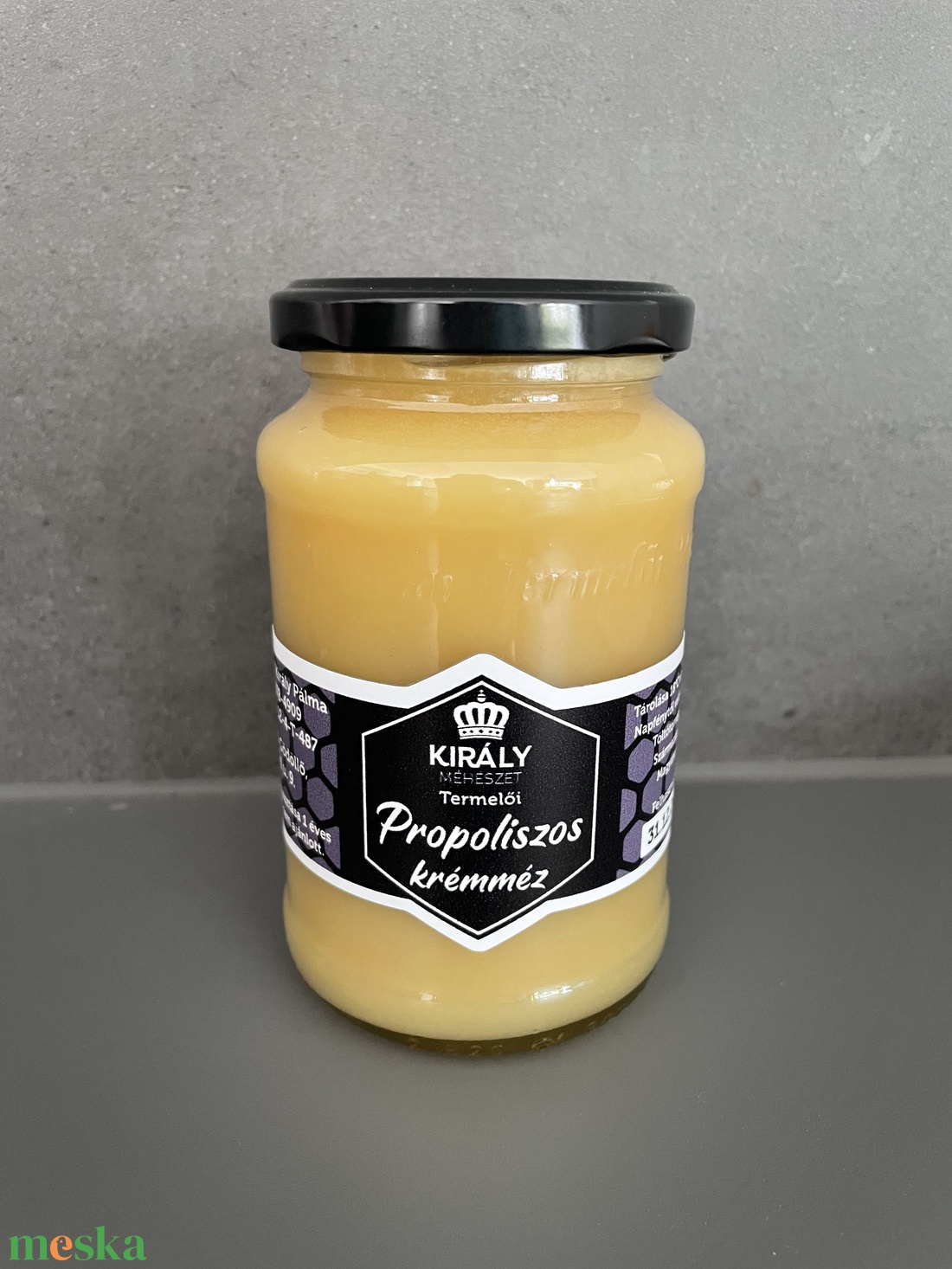 Propoliszos krémméz 500gr - élelmiszer - méz & propolisz - Meska.hu Propoliszos krémméz 500gr - élelmiszer - méz & propolisz - Meska.hu