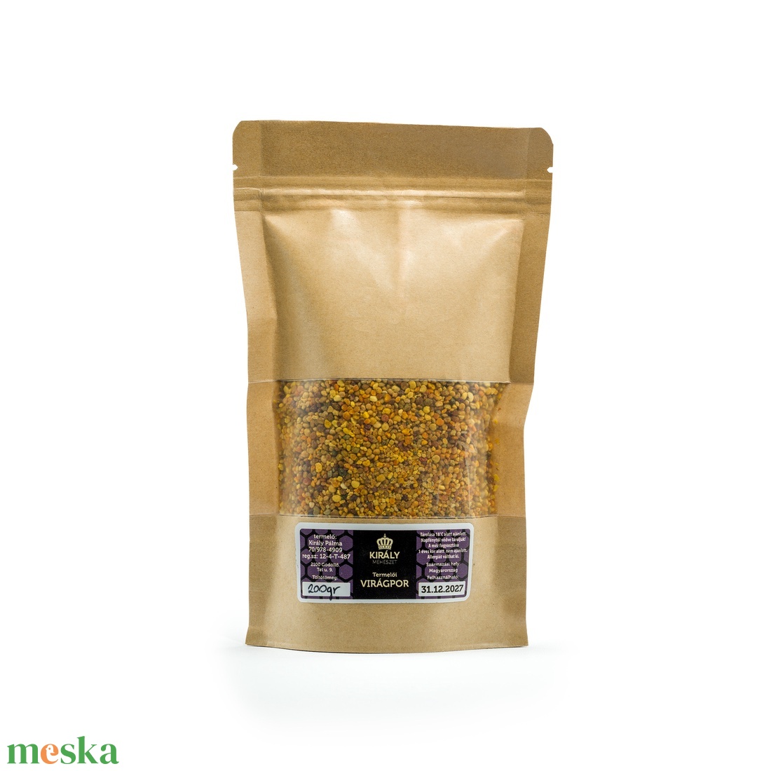 Virágpor 200gr  - élelmiszer - méz & propolisz - Meska.hu
