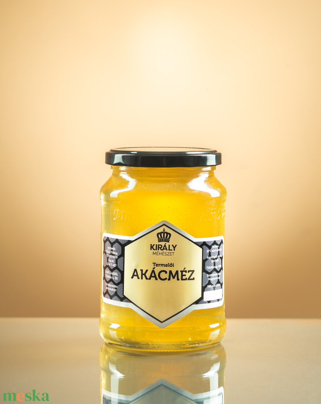 Akácméz 500gr - élelmiszer - méz & propolisz - Meska.hu