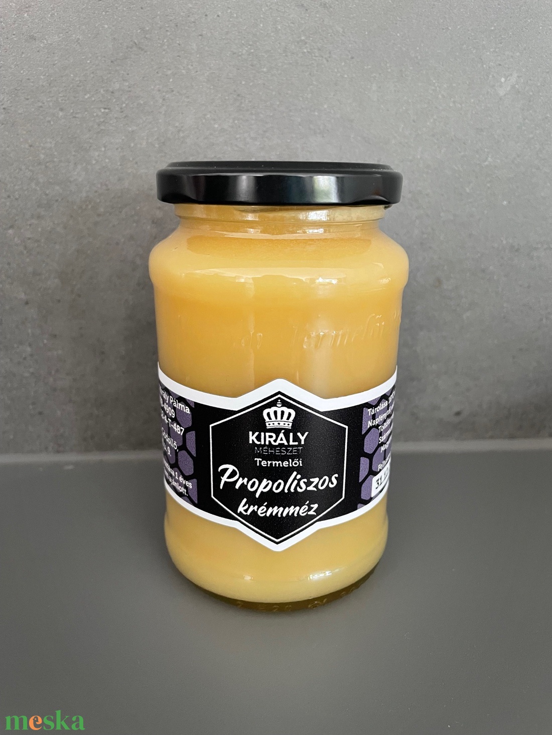 Propoliszos krémméz 250gr - élelmiszer - méz & propolisz - Meska.hu
