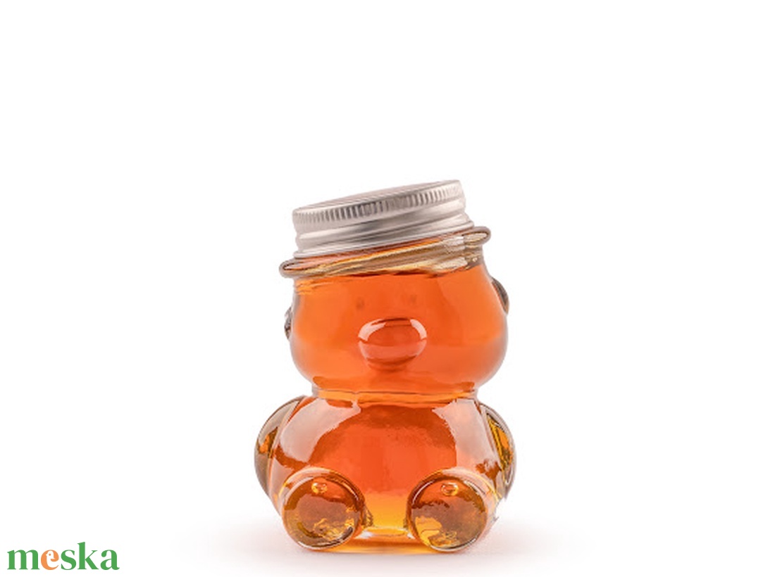 Üveges maci 100gr gesztenyemézzel - élelmiszer - méz & propolisz - Meska.hu