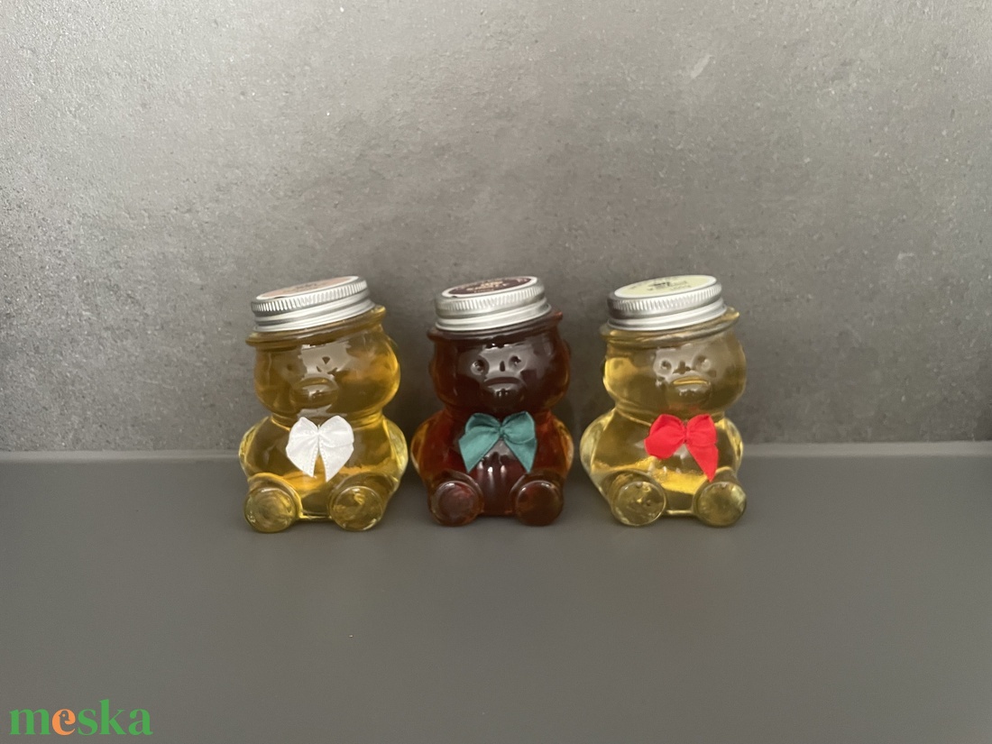 Mézes maci masnival 100gr - élelmiszer - méz & propolisz - Meska.hu