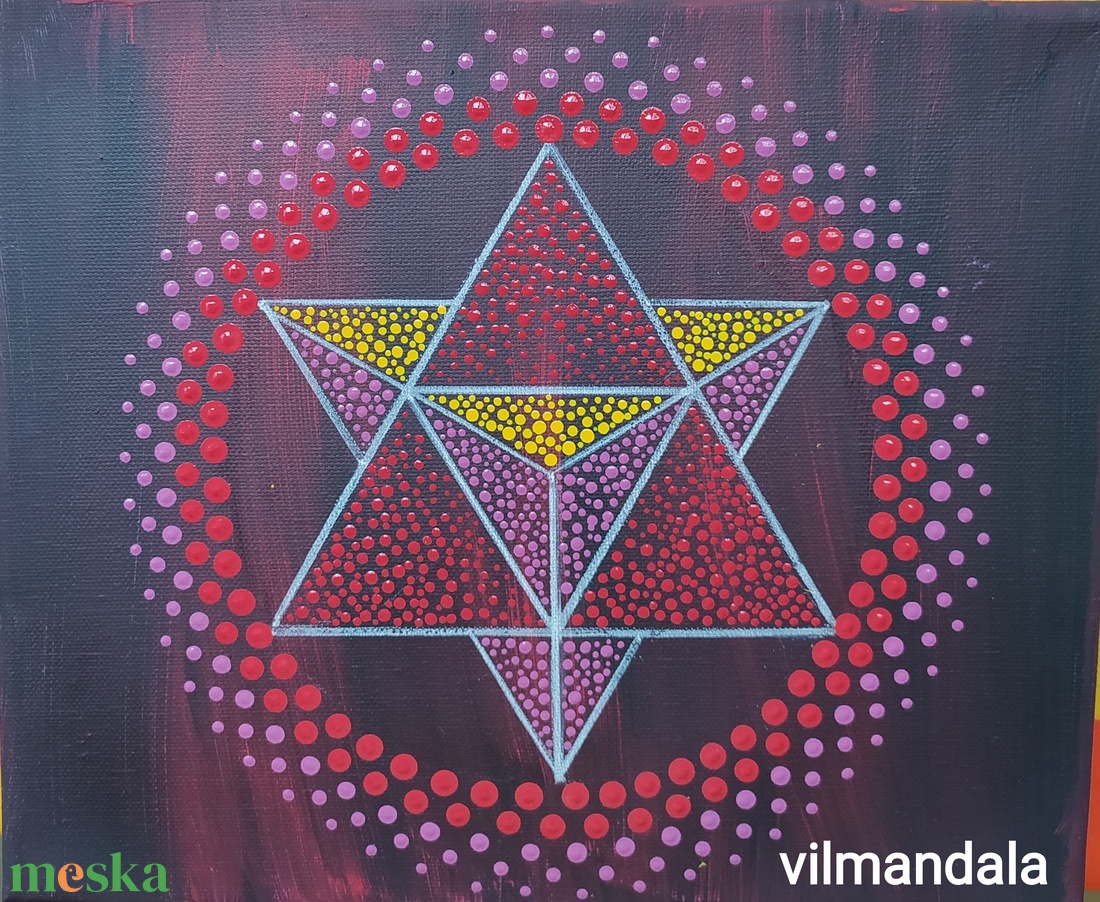 Merkaba - otthon & lakás - dekoráció - spiritualitás - mandala - Meska.hu