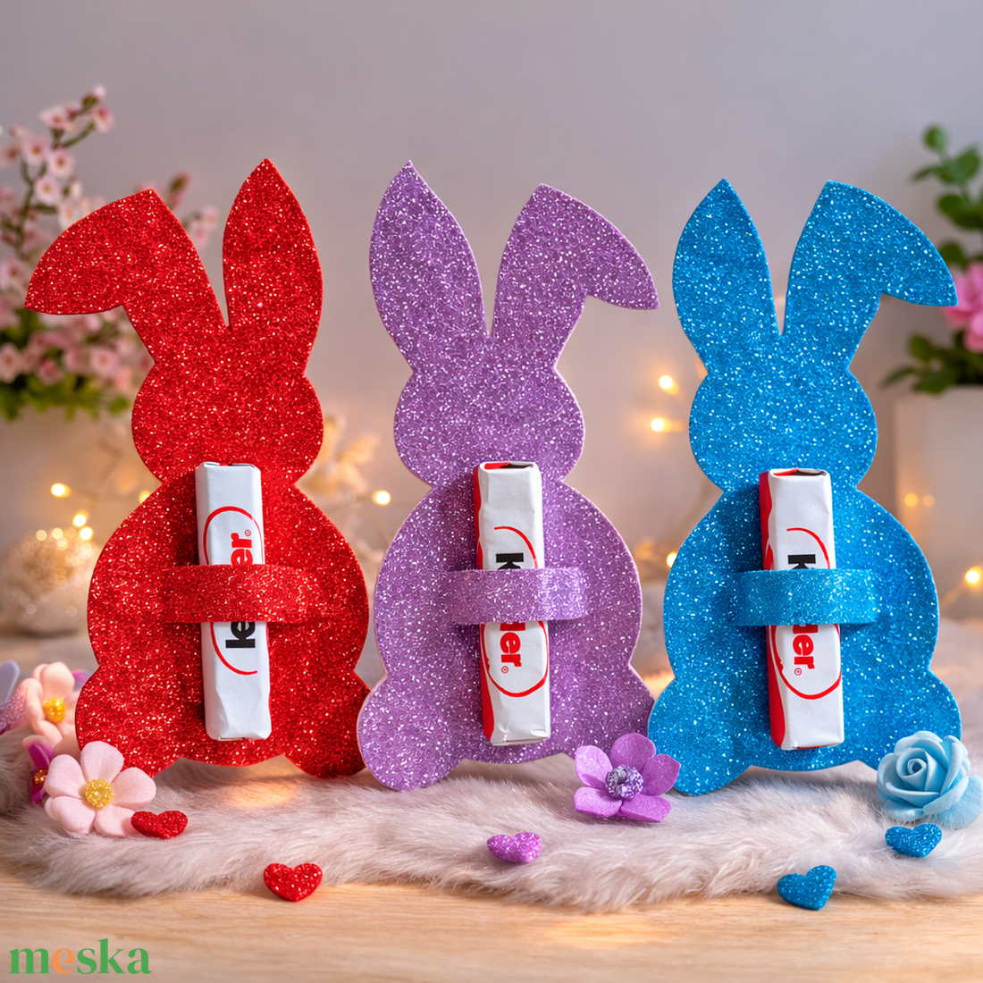 Húsvéti csokitartó gyerekeknek - ünnepi díszek, dekorációk - húsvéti díszek és dekorációk - húsvéti ajándékátadó - Meska.hu