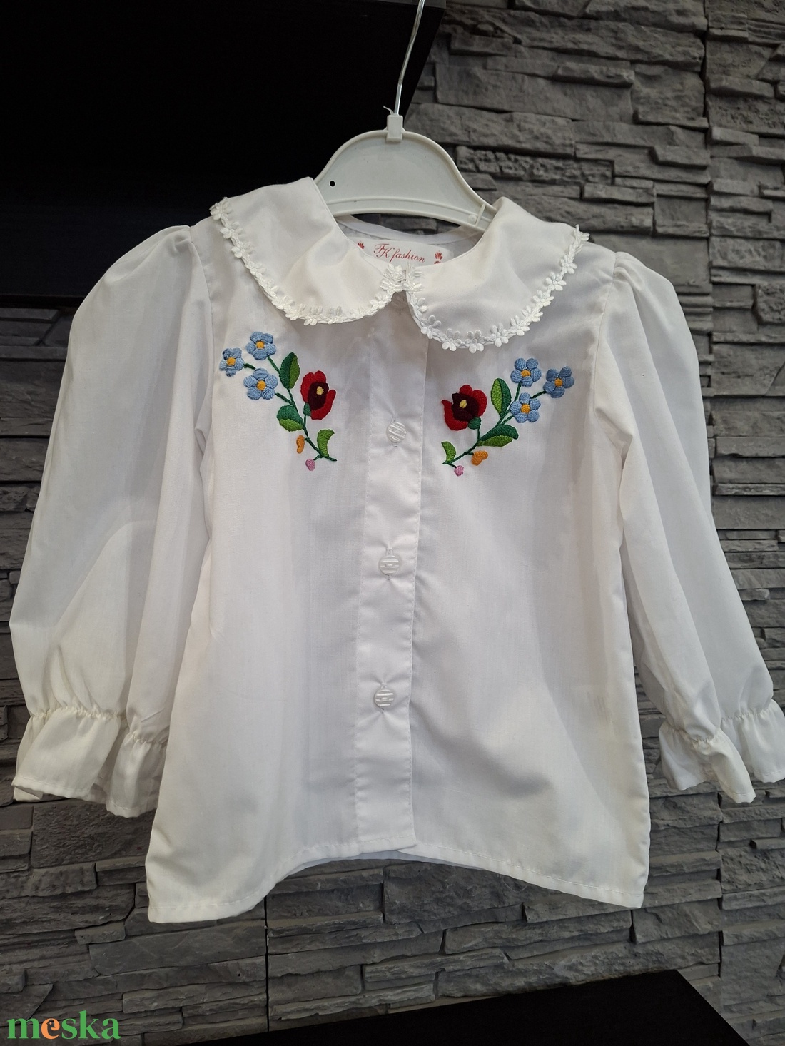 Kalocsai mintás baba ing - baba - mama - babaruházat - baba póló, blúz - Meska.hu