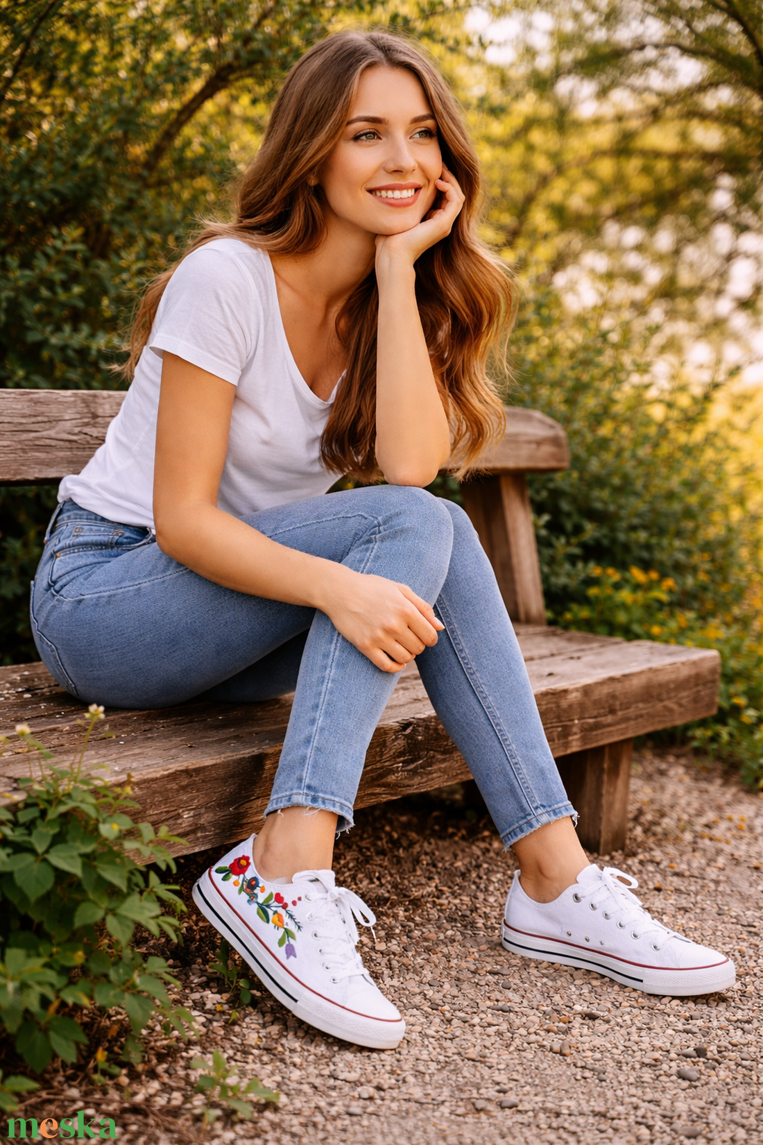 Kalocsai mintás cipő -  - Meska.hu