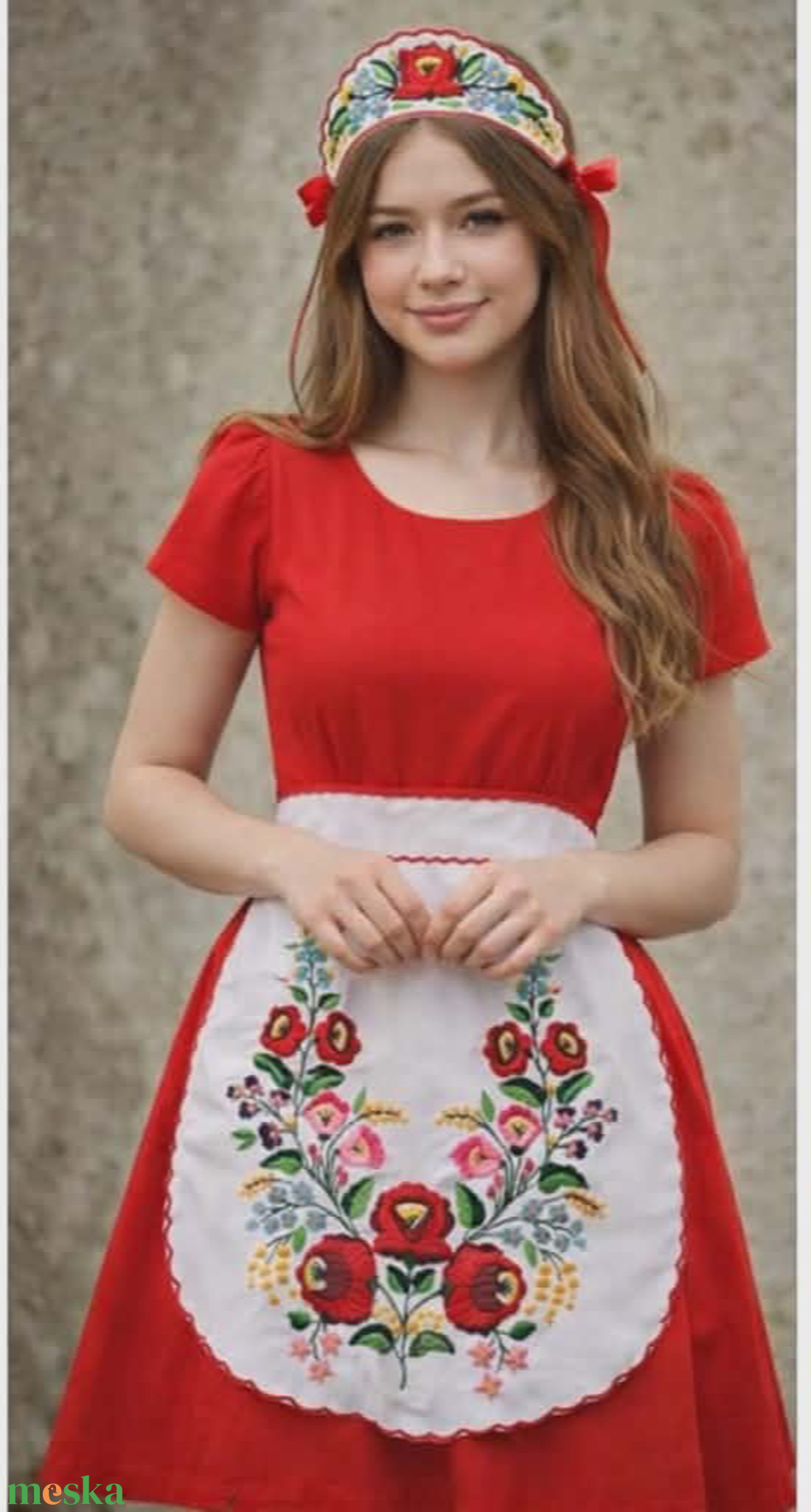 Kötény+párta -  - Meska.hu