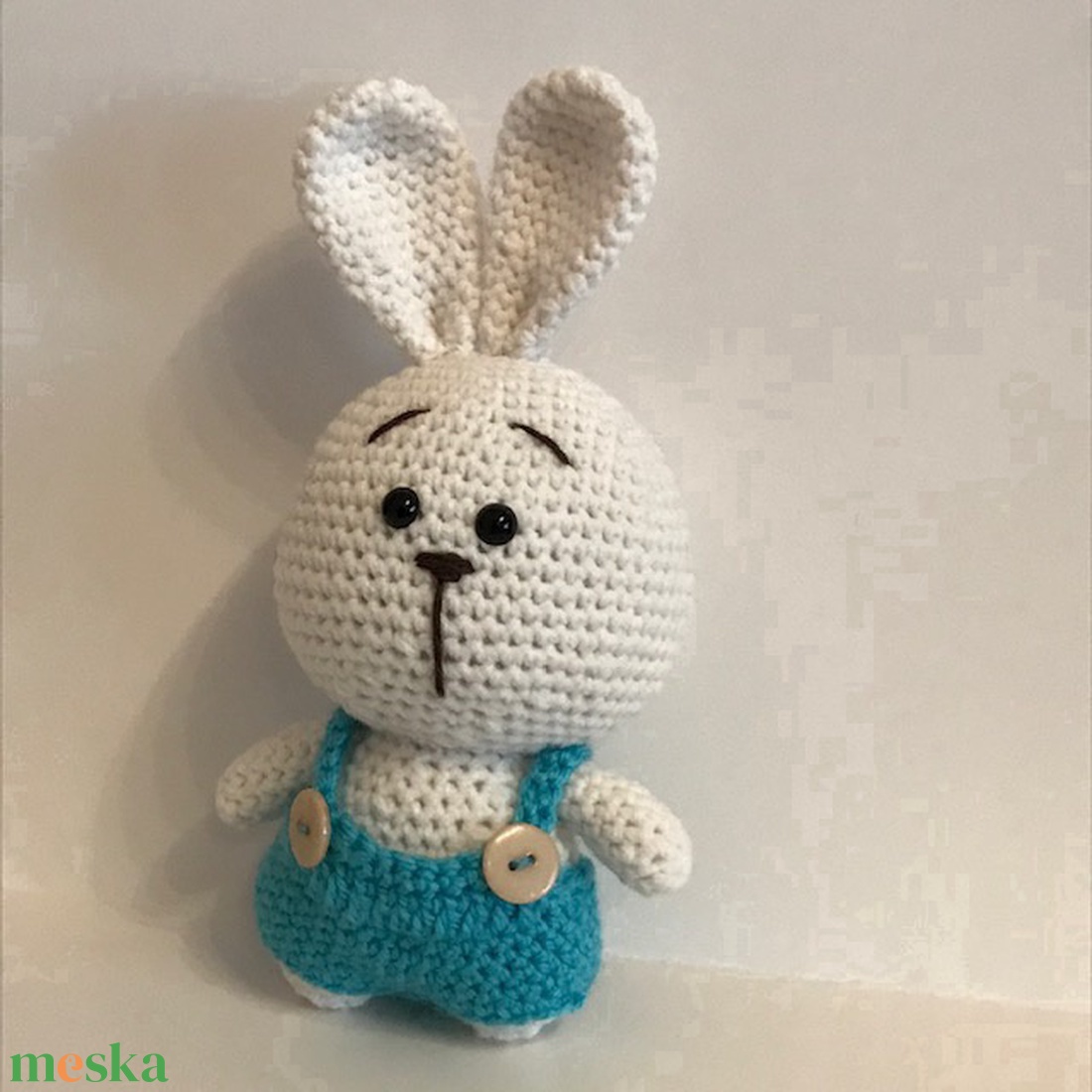 Nyuszi nadrágban - játék & sport - plüssállat & játékfigura - nyuszi - Meska.hu