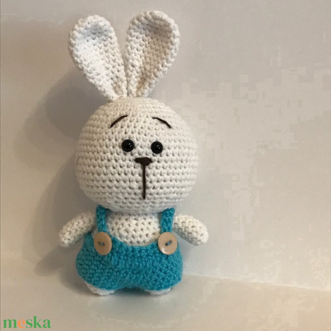 Nyuszi nadrágban - játék & sport - plüssállat & játékfigura - nyuszi - Meska.hu