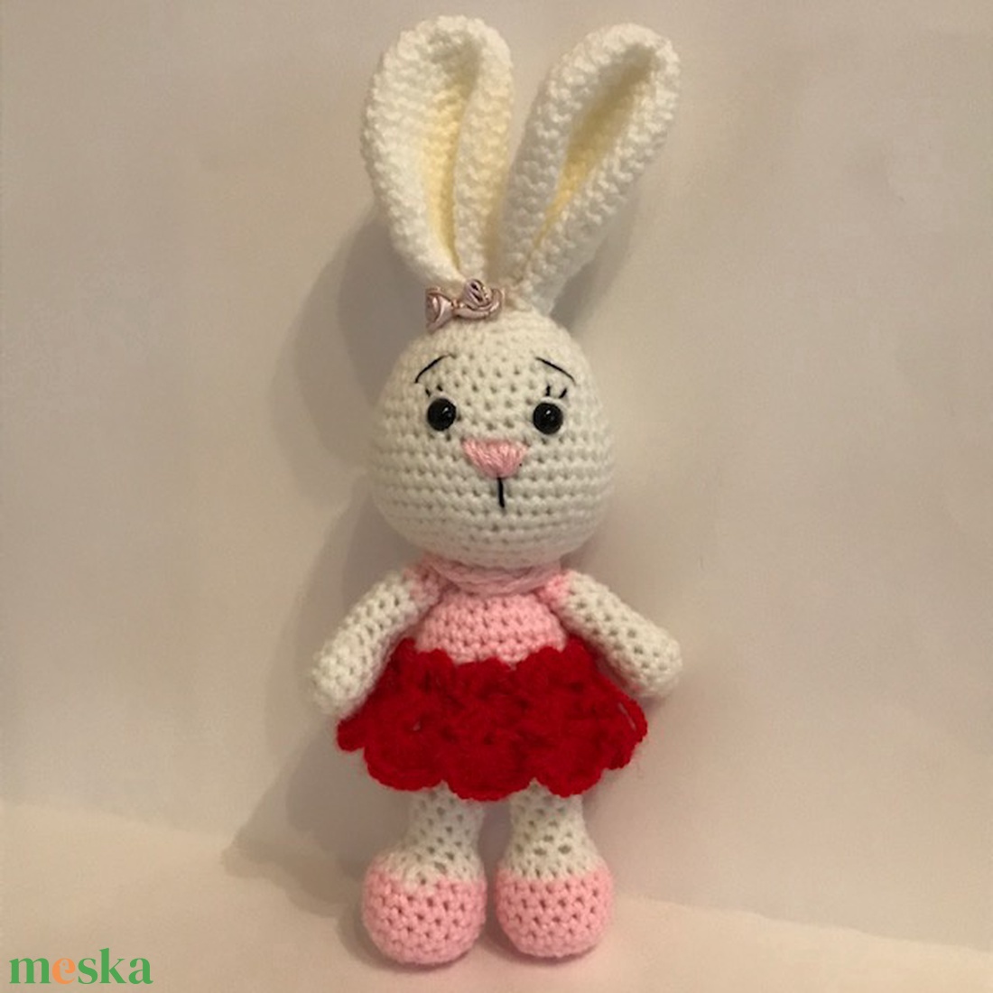 Nyuszi lány - játék & sport - plüssállat & játékfigura - nyuszi - Meska.hu