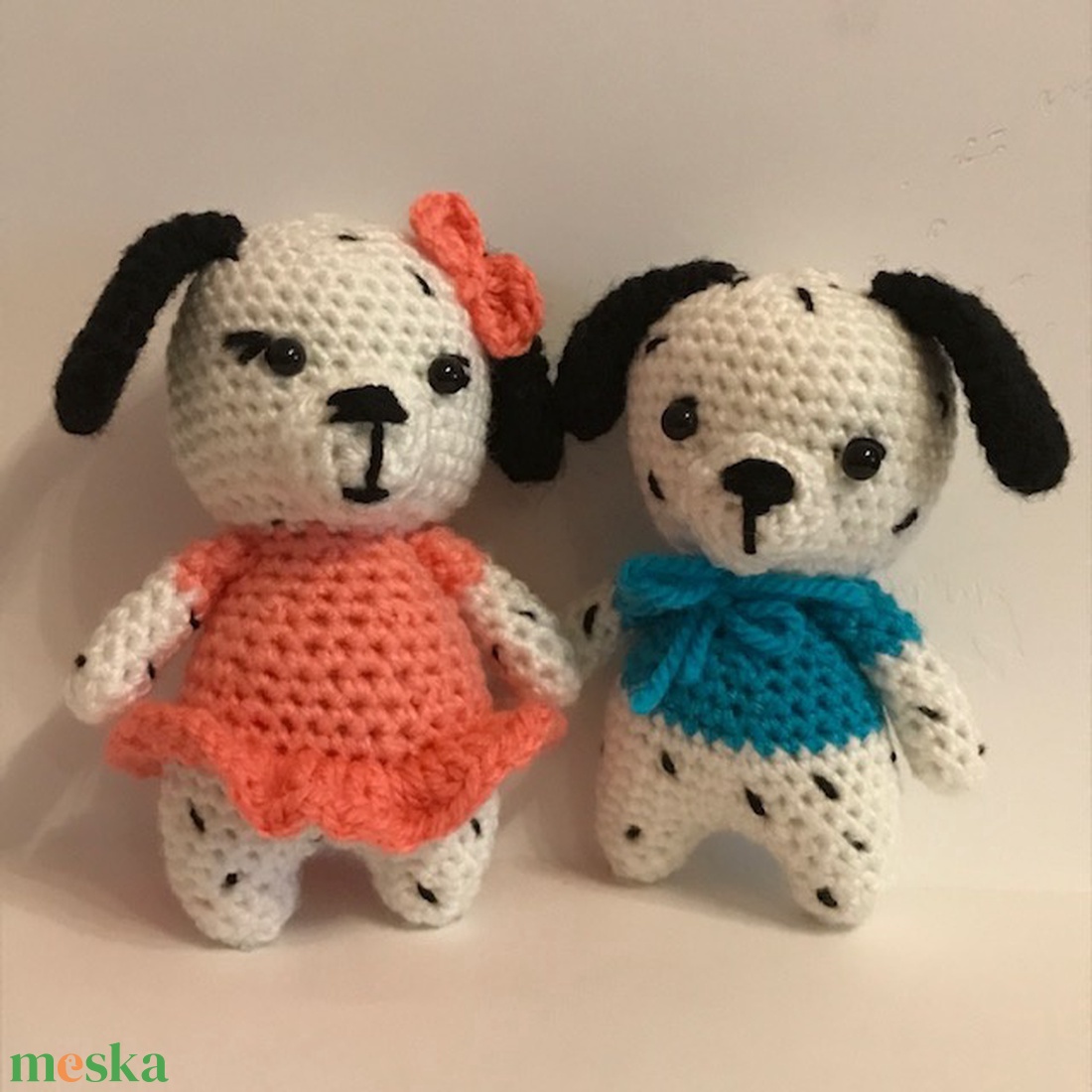 Dalmát kutyusok - játék & sport - plüssállat & játékfigura - kutya - Meska.hu