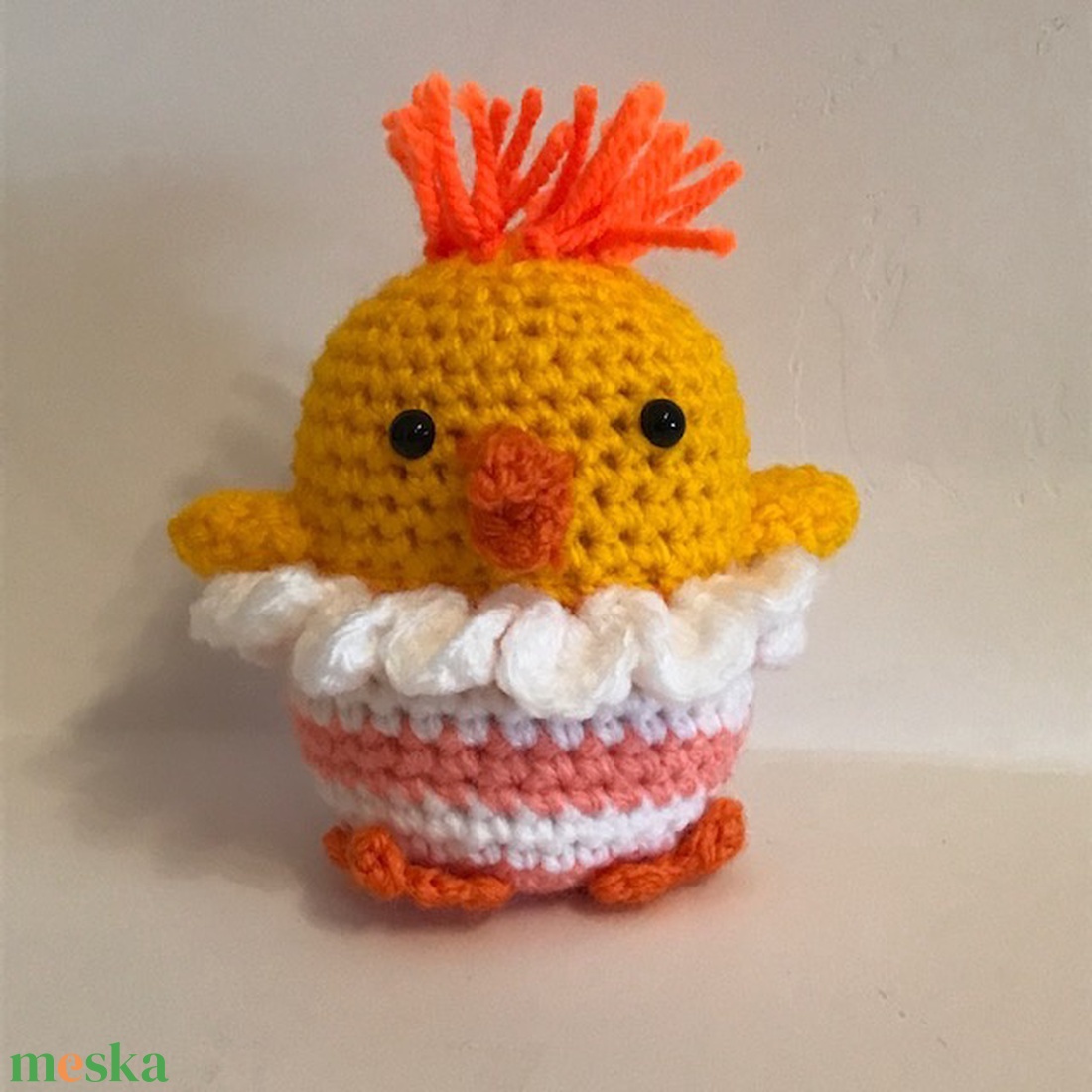 Húsvéti csibe lány - játék & sport - plüssállat & játékfigura - más figura - Meska.hu