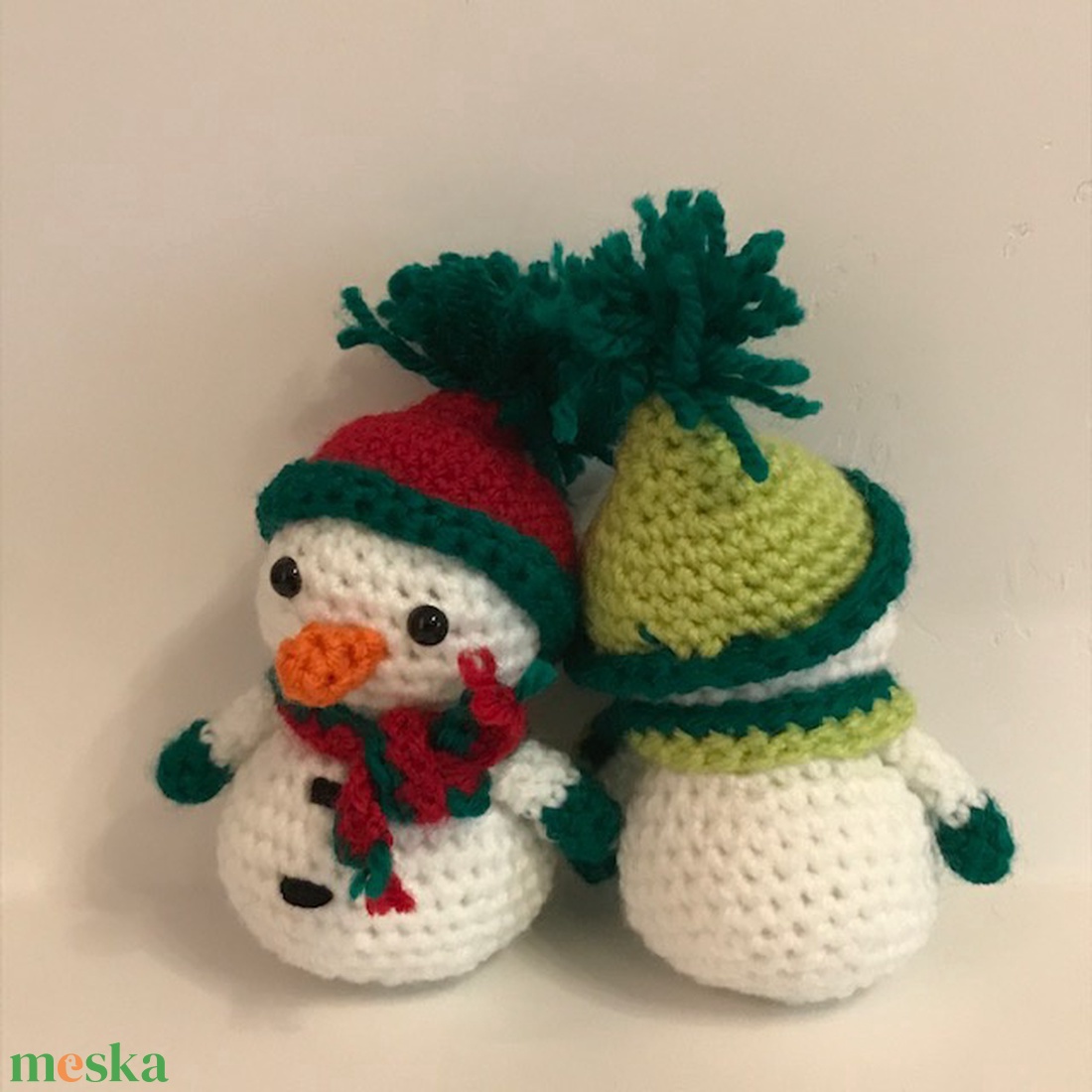 Horgolt mini hóember - játék & sport - baba & babaház - baba - Meska.hu Horgolt mini hóember - játék & sport - baba & babaház - baba - Meska.hu