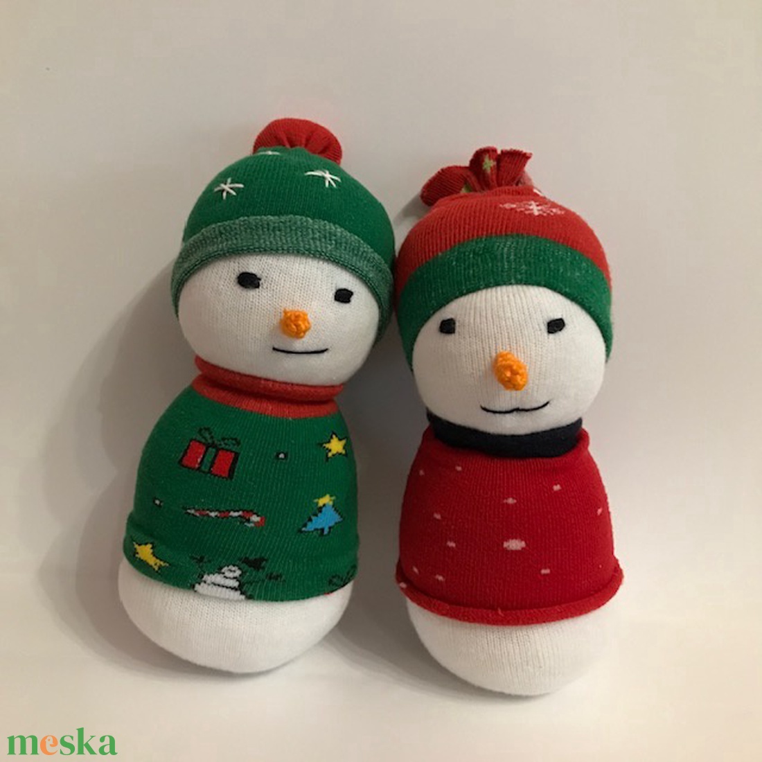 Nagy hóember - karácsony - mikulás - mikulás ajándékok - Meska.hu