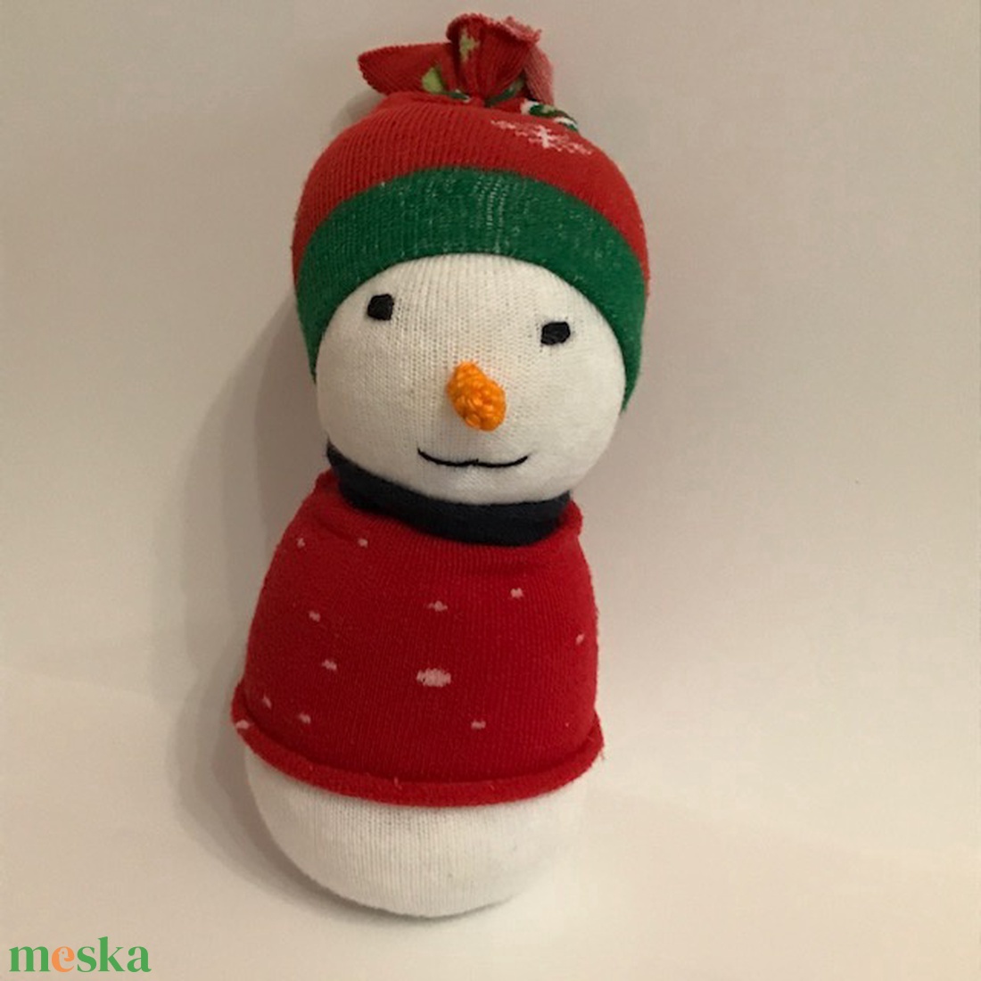 Nagy hóember - karácsony - mikulás - mikulás ajándékok - Meska.hu